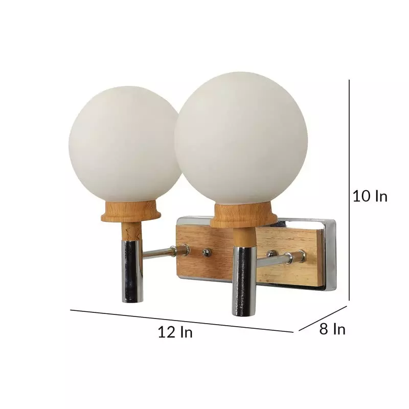 ELIANTE Wall Light Wooden Without Bulb, S-239-2W