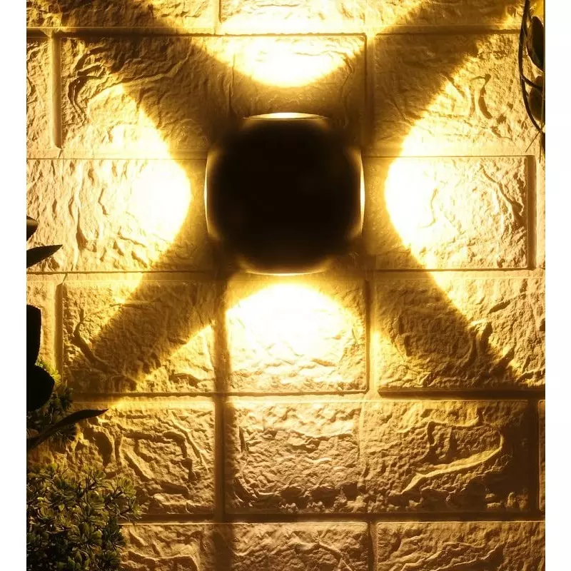 ELIANTE Wall Lights Grey AC Power Flush Mount Metal Without Bulb