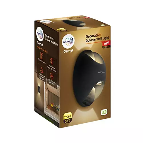 Wipro Symmetric light 2x3 W Warm White, DW30627