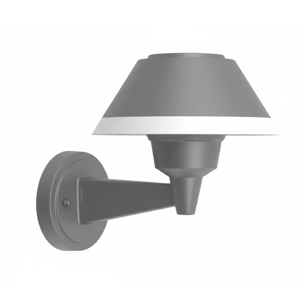ALT Outdoor Wall Light Grey Body Color 12 W Warm White Light Color, ALT0576WL