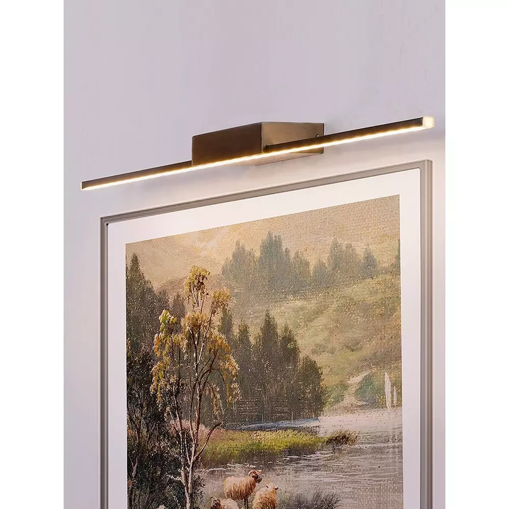 Fos Lighting Picture Light Modern Antique Brass 23-Inch 18 Watt LED Picture Light (Warm White)