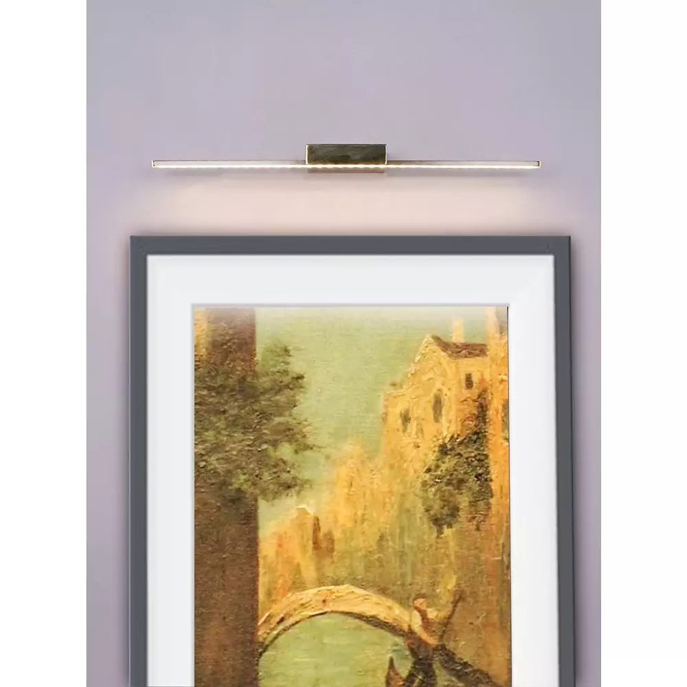 Fos Lighting Picture Light Modern Antique Brass 23-Inch 18 Watt LED Picture Light (Warm White)