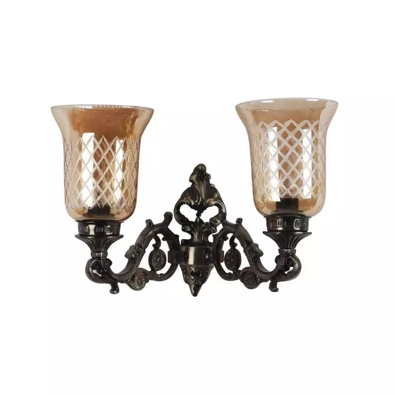 ELIANTE Wall Light Antique Brass Metal Portable AC Indoor Flush Mount