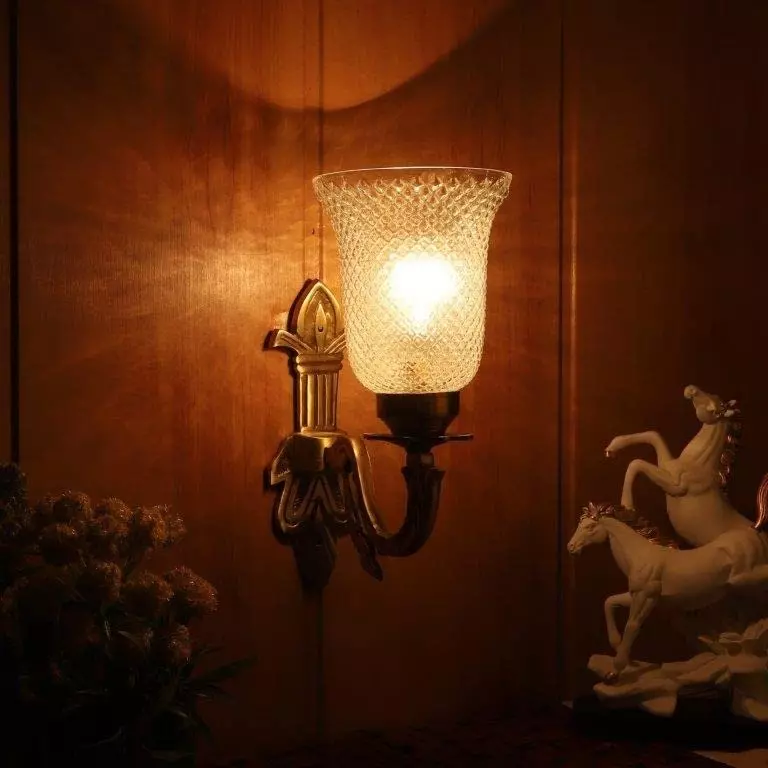 ELIANTE Laton-Negro Wall Light Antique Brass Flush Mount