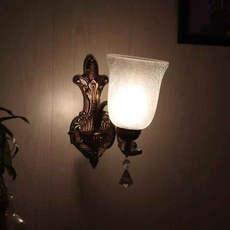 ELIANTE Wall Light Iron Antique Brass Flush Mount Without Bulb, M-7001-1W