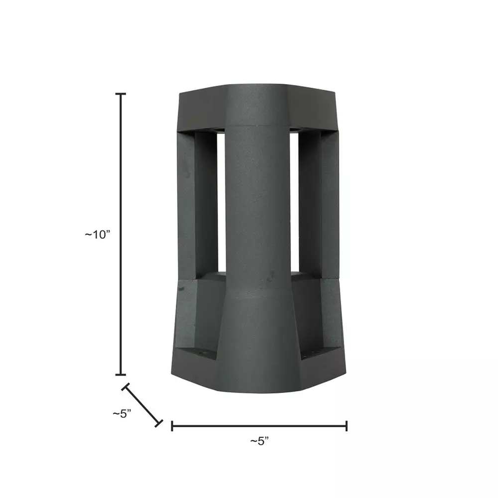 fos-lighting-gate-light-energy-efficient-triangular-led-gate-light--cast-aluminum-grey-warm-white-10w