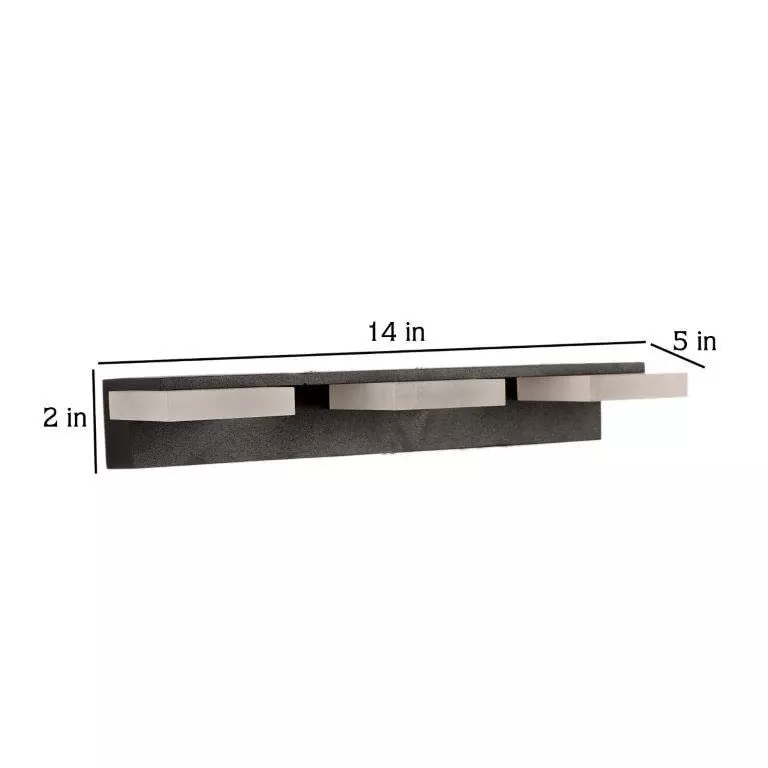 ELIANTE Mirror Light Black Energy Efficient AC Indoor Flush Mount