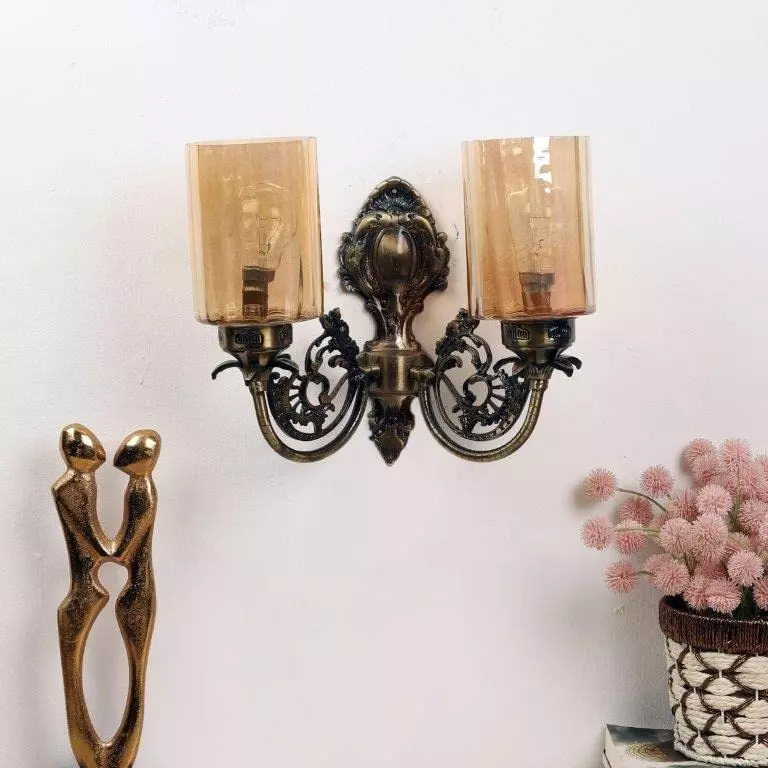 eliante-gleaming-wall-light-antique-brass-flush-mount-ac-power-without-bulb