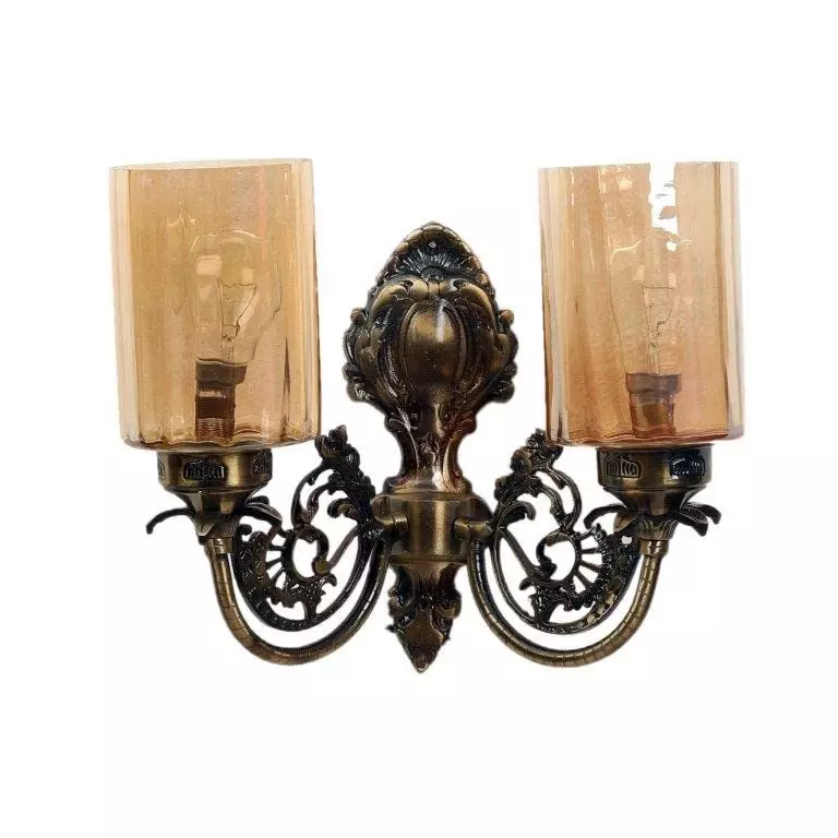 eliante-gleaming-wall-light-antique-brass-flush-mount-ac-power-without-bulb