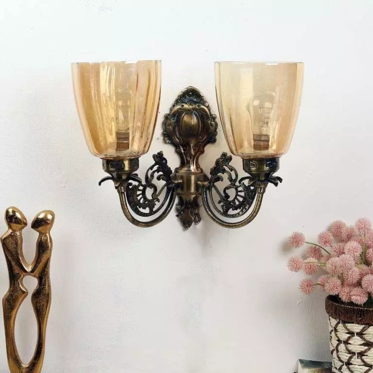 eliante-flashing-wall-light-antique-brass-flush-mount-ac-power-without-bulb