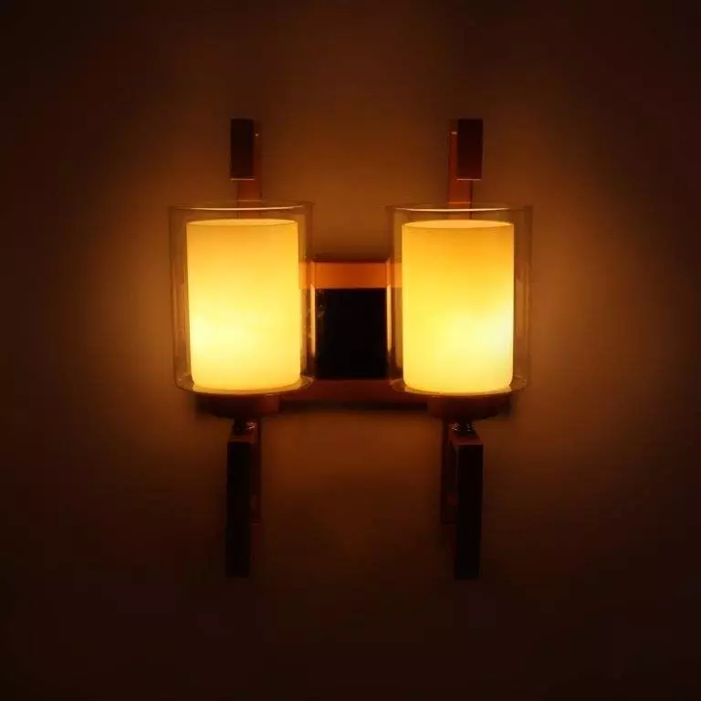 ELIANTE Oro Wall Light Antique Gold Flush Mount