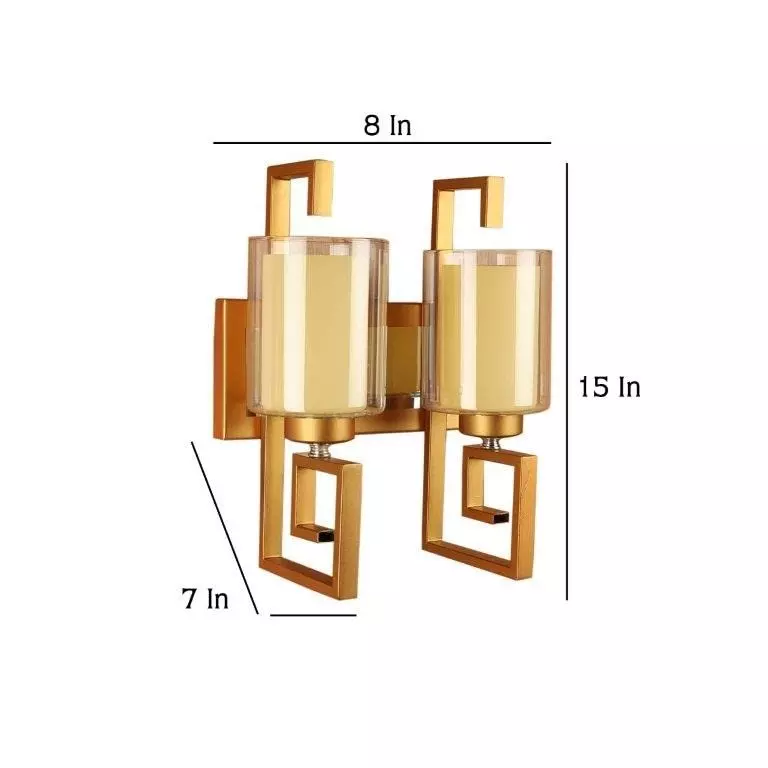 ELIANTE Oro Wall Light Antique Gold Flush Mount