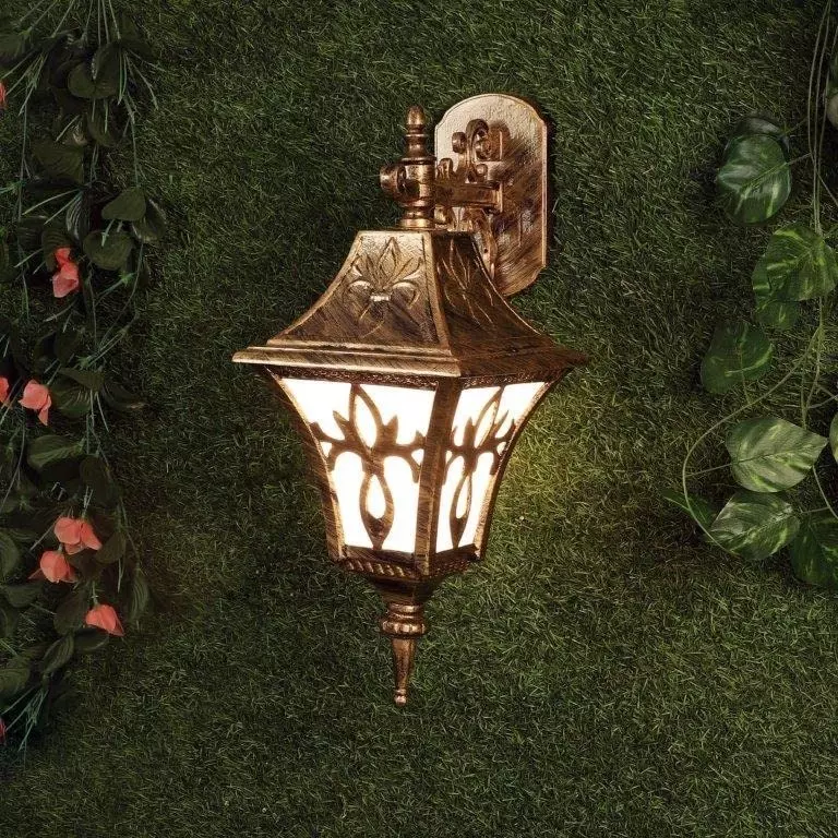 ELIANTE Gate Light Antique Gold Flush Mount