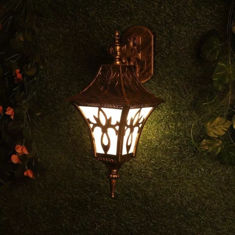 ELIANTE Gate Light Antique Gold Flush Mount