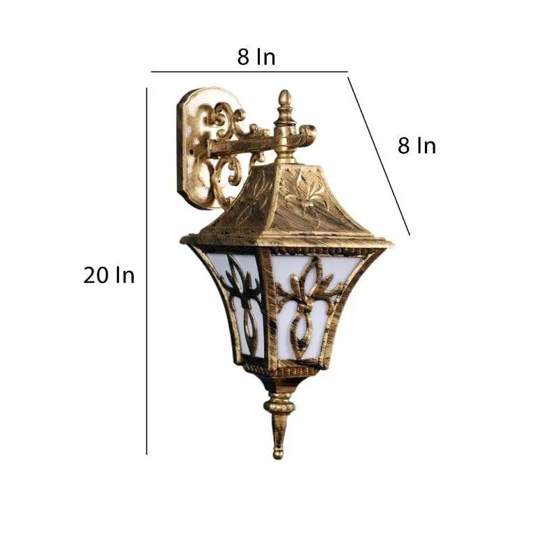ELIANTE Gate Light Antique Gold Flush Mount