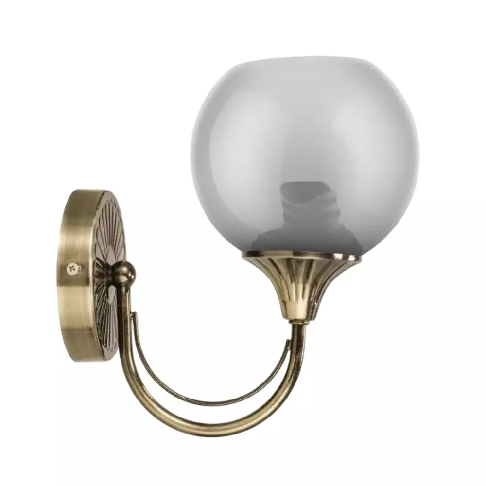 Wipro Wall Light Anitque Nickel 1H Body Color & White Light Color, BW04001