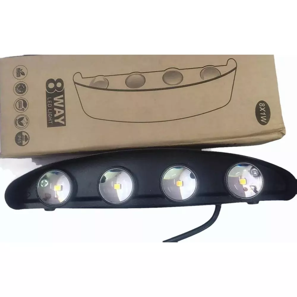 ATHARV BRIGHT LED Wall Light 10 W Warm White 8 Way