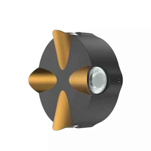 Sturlite REVEL 4-WAY Wall Light 1 Wx4 Power Red+Green+Blue, LG-0326-1Wx4