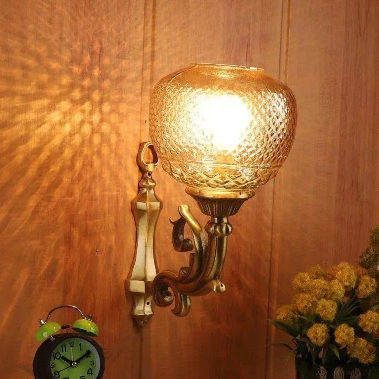 ELIANTE Wall Light Antique Brass Portable AC Indoor Brushed Finish Flush Mount
