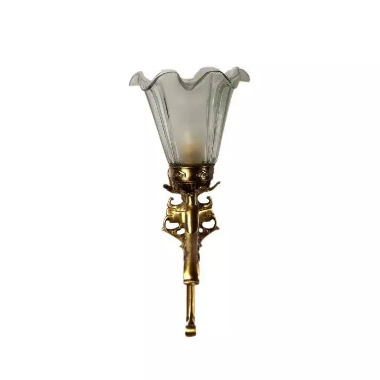 ELIANTE Wall Light Antique Brass Portable AC Indoor Flush Mount For Living Room, Home Office, Dining Room