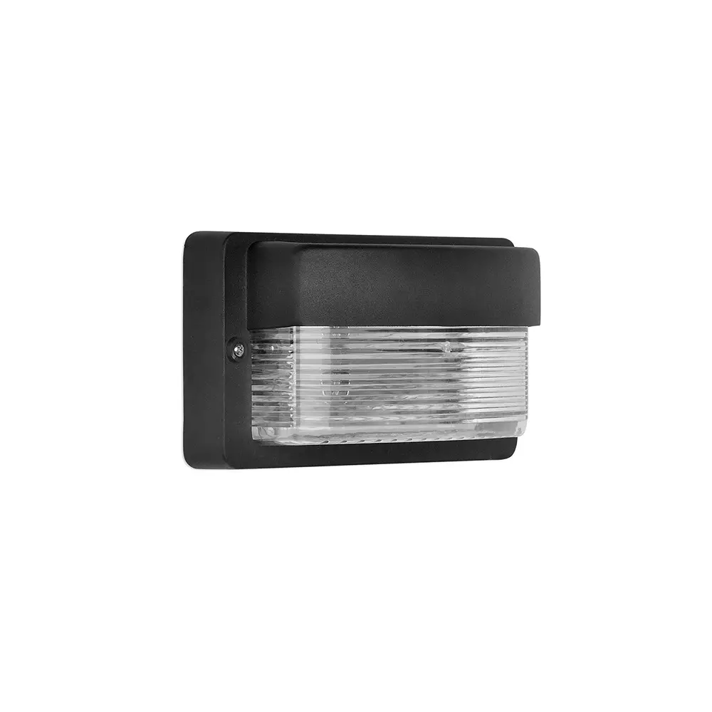 Fos Lighting Bulkhead Light 10 W Cast Aluminium Black, NewMaxi-Black-BH1