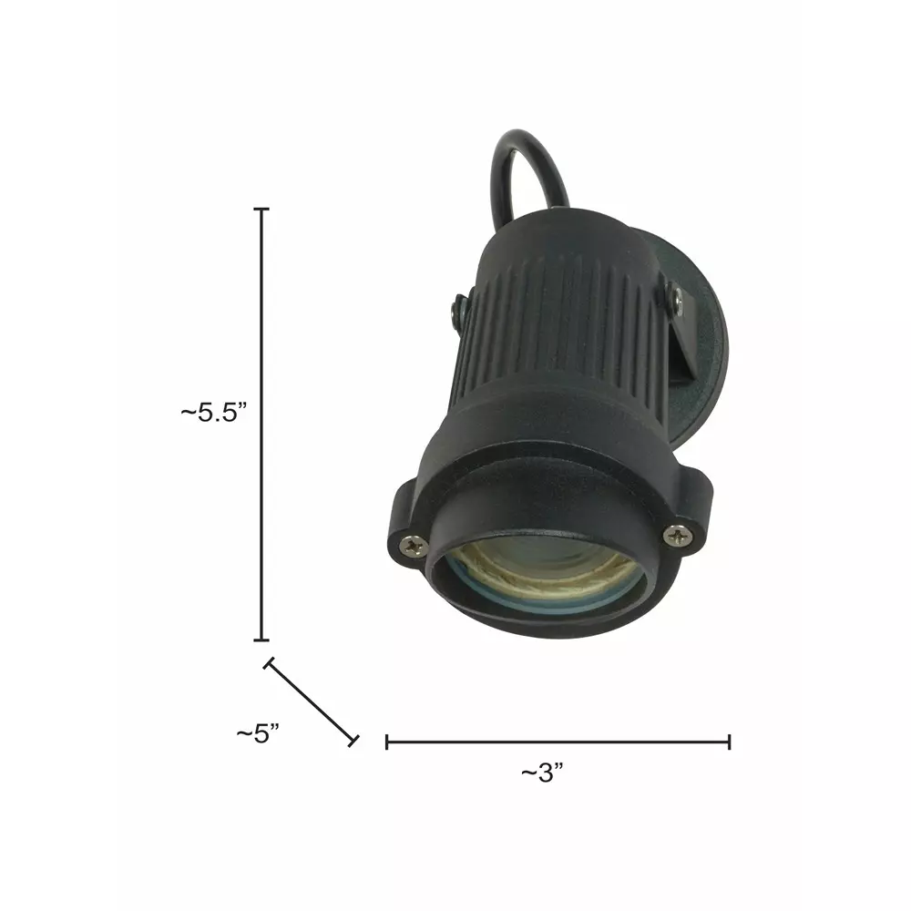 Fos Lighting Wall Spotlight Lamp 5 W Aluminium Grey, AM4095Cap-GU10-Spot-OW1