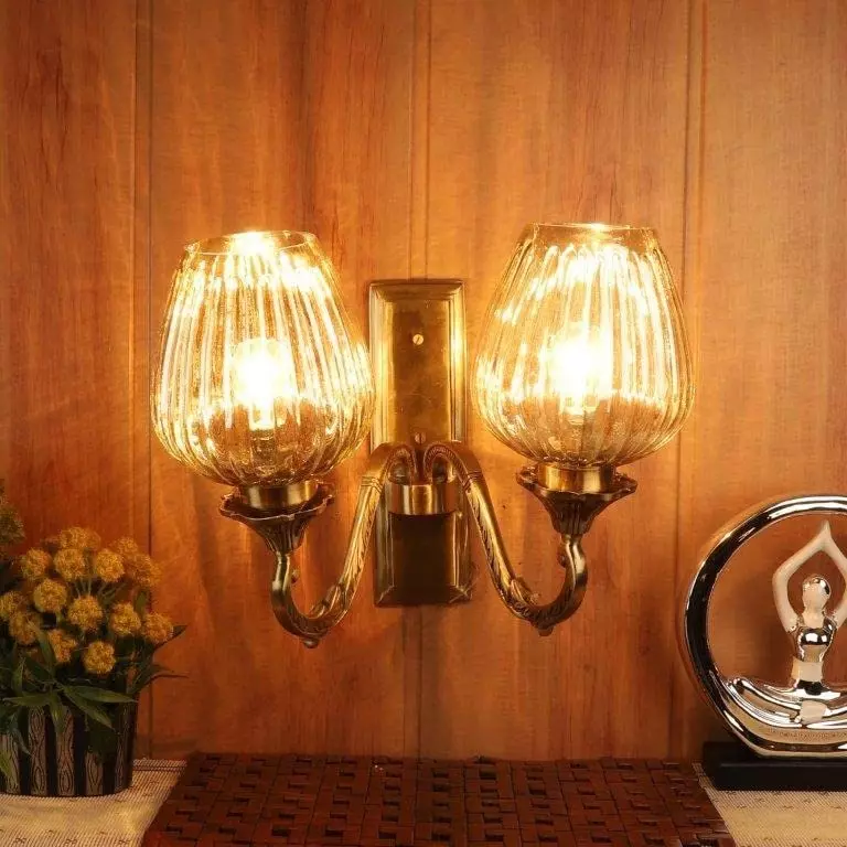 ELIANTE Wall Light Modern Antique Brass Portable AC Indoor Flush Mount