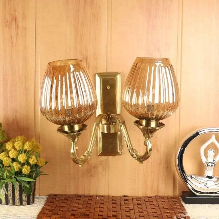 ELIANTE Wall Light Modern Antique Brass Portable AC Indoor Flush Mount