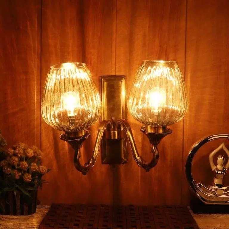 ELIANTE Wall Light Modern Antique Brass Portable AC Indoor Flush Mount