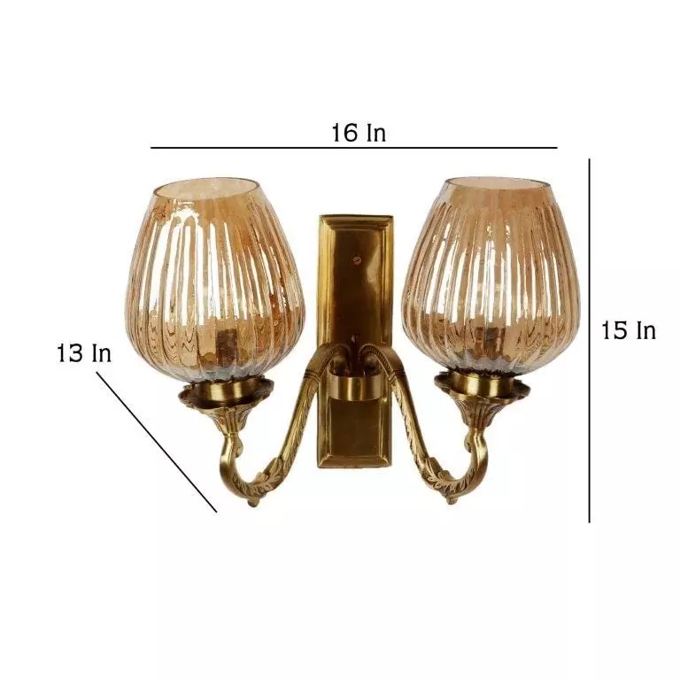 ELIANTE Wall Light Modern Antique Brass Portable AC Indoor Flush Mount