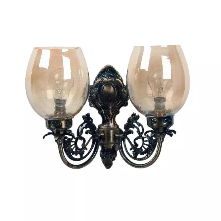ELIANTE Twilight Wall Light Antique Brass Semi Flush Mount Without Bulb, W-1125-2W