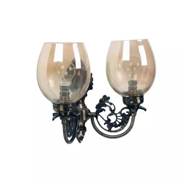 ELIANTE Twilight Wall Light Antique Brass Semi Flush Mount Without Bulb, W-1125-2W