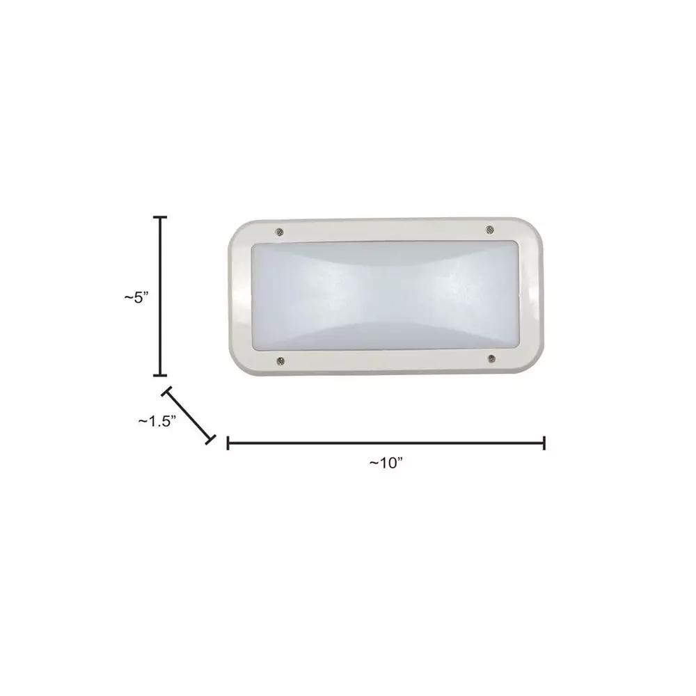 Fos Lighting LED Bulkhead Light Warm White 18 W