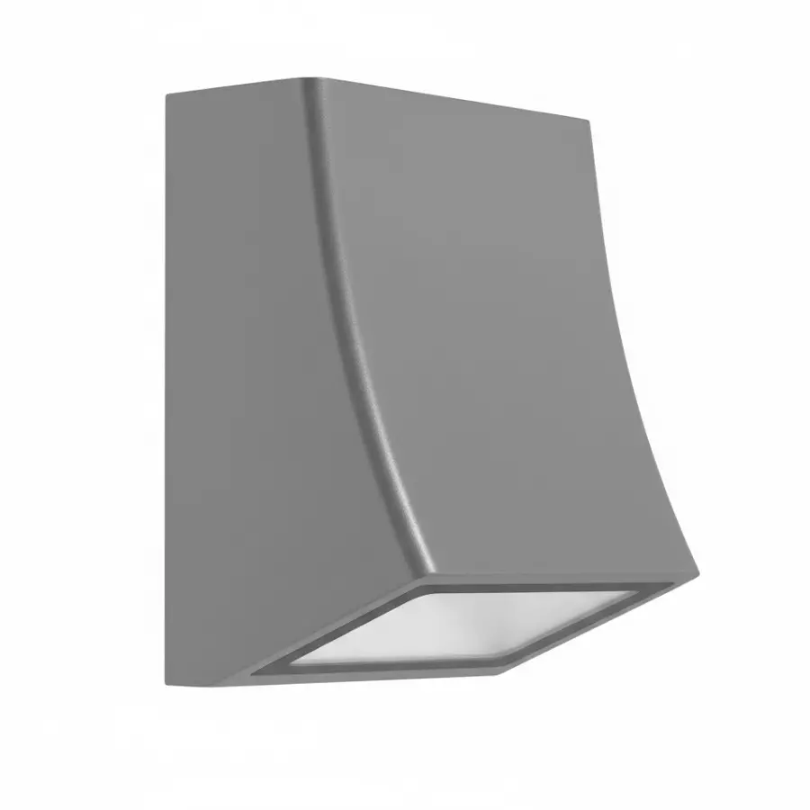 ALT Outdoor Wall Light Dark Grey Body Color 8 W Warm White Light Color, ALT0573WL