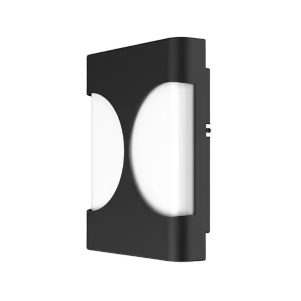 Sturlite Duet Bulkhead Wall Light Square Shape 18 W Power 6K Color Temperature White Light Color for Home & Office, LG-0065-18W-4SQUARE