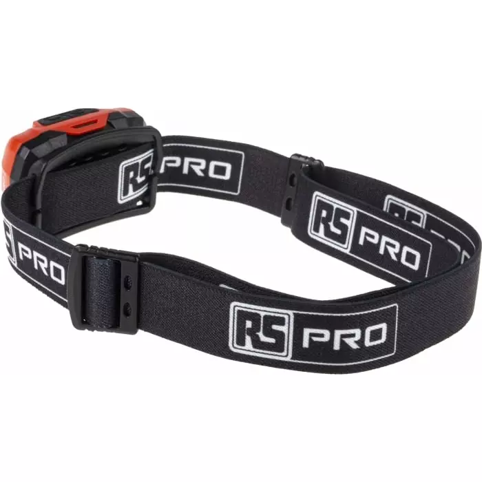 RS PRO COB LED Head Torch 350 lm Black, Red, 2006746