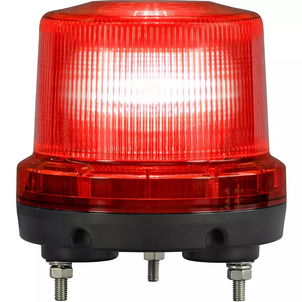 Nikkei Revolving Light 9.2 W Power AC100 to 20 V Voltage Red, VK16R-200WR/P