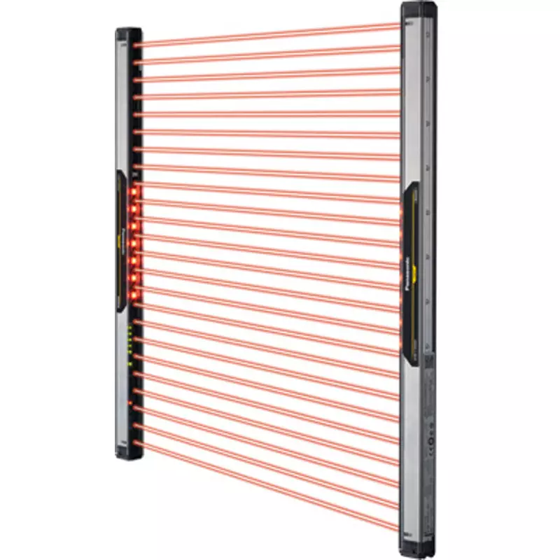 Panasonic Safety Light Curtain Body case: Polycarbonate 24 DC ±10% Ripple P-P10% or less V Power Supply, SF4B-A36CA-J05