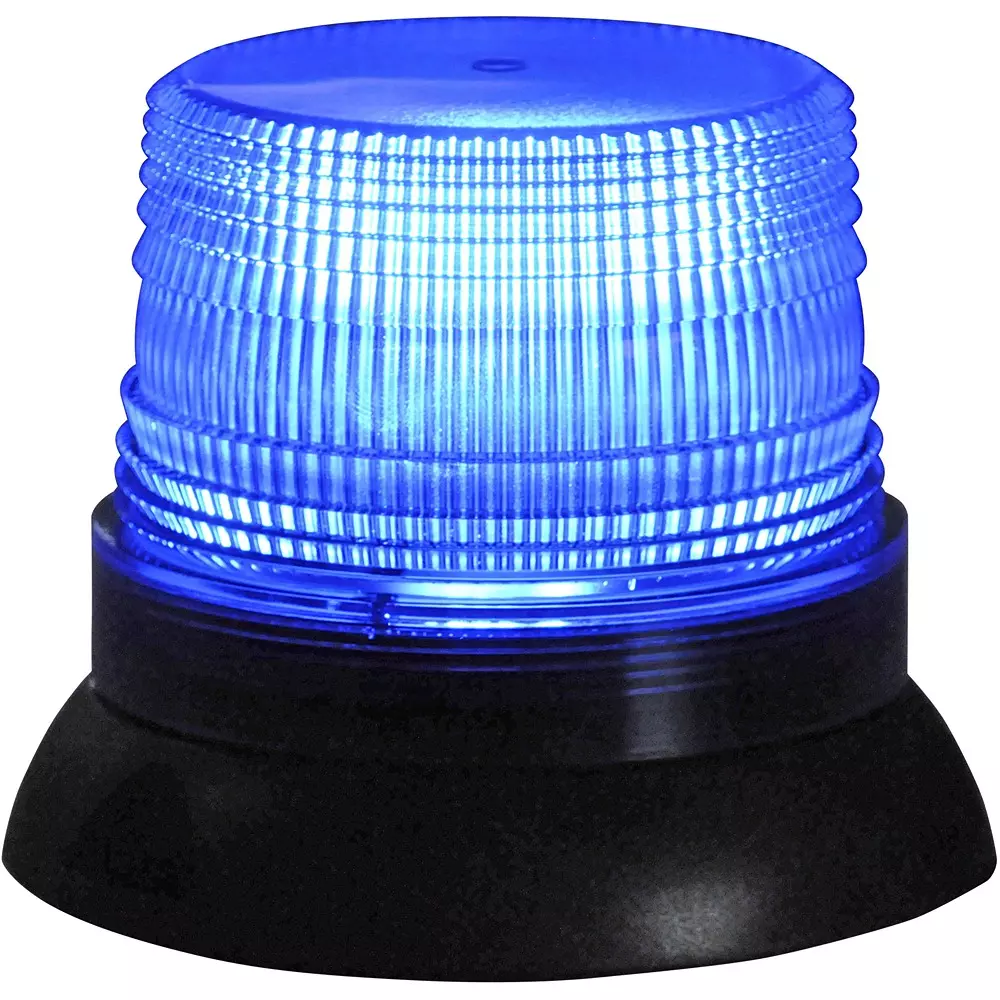 Nikkei Safety Roof Light 16 W Power DC12 to 24 V Voltage Blue, NY9272-1BT