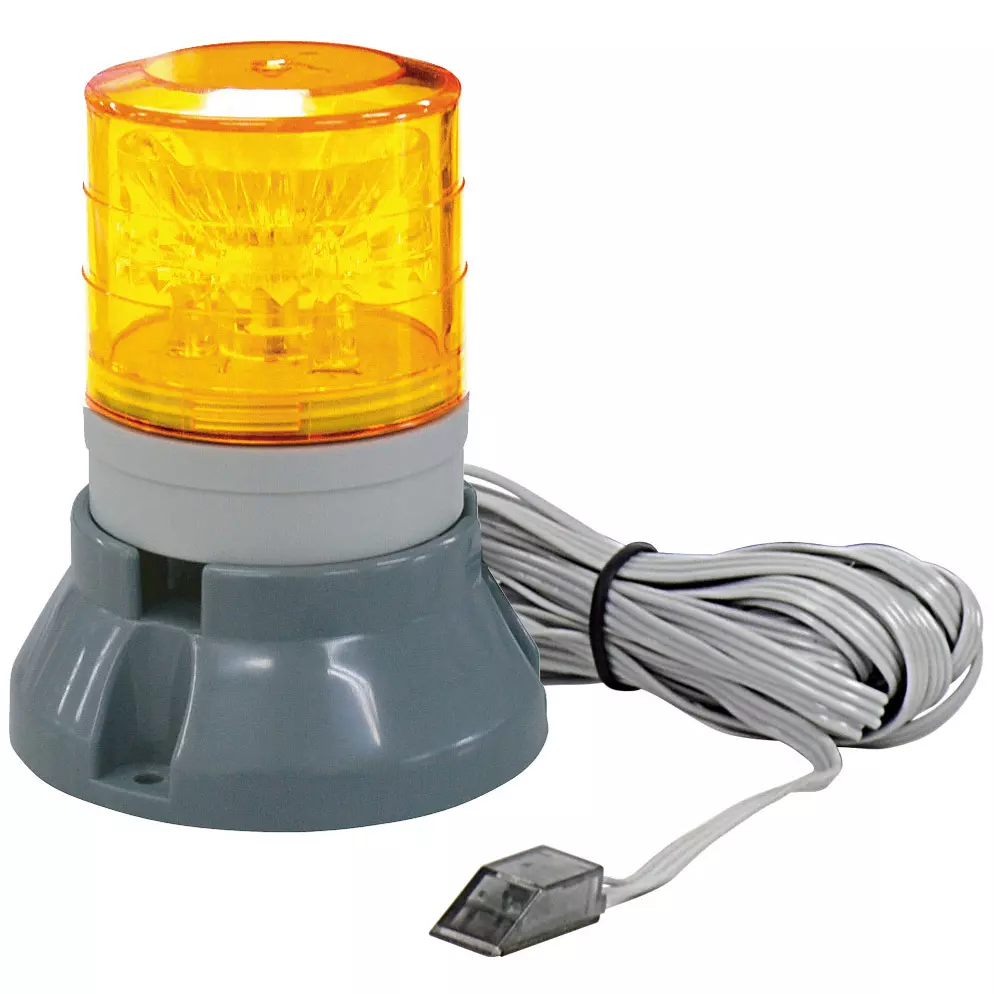 Nikkei Led Rotating Light 1.7 W Power Yellow Color (Body) ABS resin, (Glove) Acrylic VL04S-100FAB