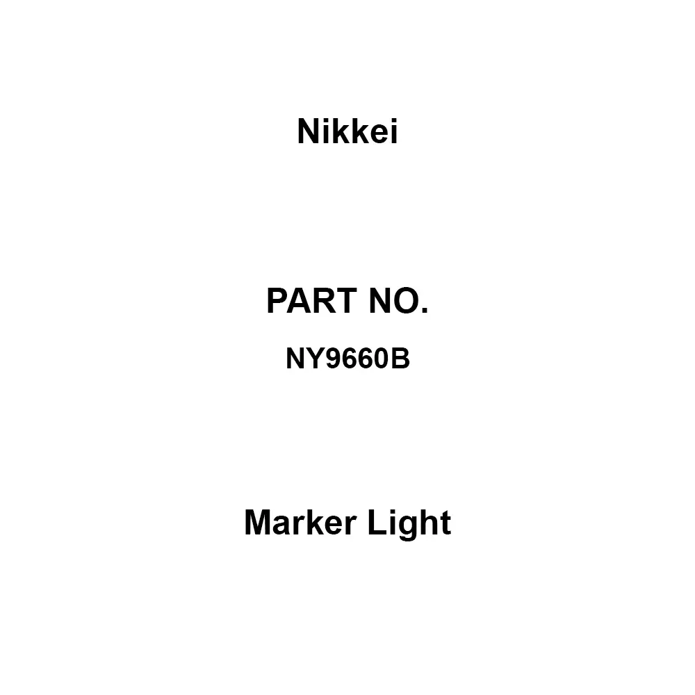 Nikkei Marker Light 15.1 W Power DC12 to 24 V Voltage Blue, NY9660B