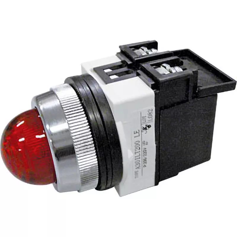 MonotaRO LED Pilot Light Round shape (metal ring) 200-220 V, M30ILT200RLE