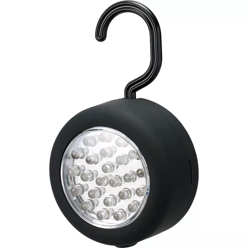 MonotaRO Round Light With 24 Leds, Hook and Magnet, MKE009-LED