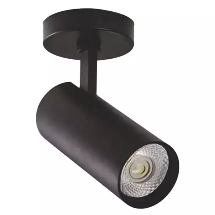 Lumistar COMPASS LED Track Light 20 W 38° Beam Angle 50x50x120 mm Matt Black Finish with Lens Surface, LM-302-20W