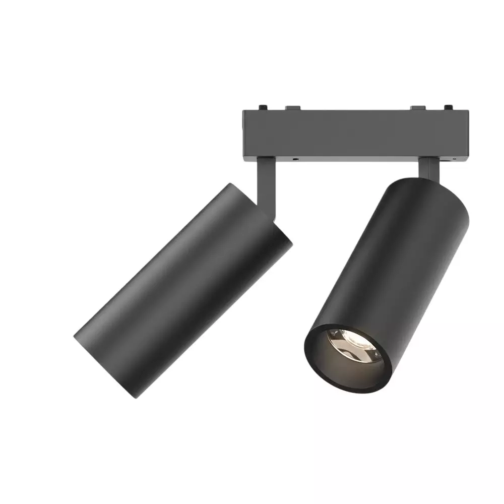 ALT Magnum Scale Module Track Light Black Body Color 2 x 10 W Natural White Light Color, ALT1118