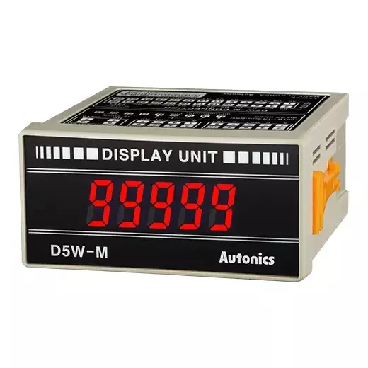 Autonics Digital Display Unit Panel Mount 5-Digit DC12-24V, D5W-M