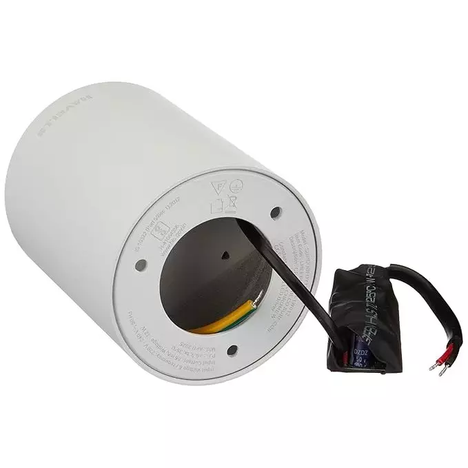 Havells 18 W Crysta Deco LED Surface Cob Light Chrome W, 4000 K, 75 mm Cut Out Diameter x 125 mm Height, LHEEBGPDUE1W018