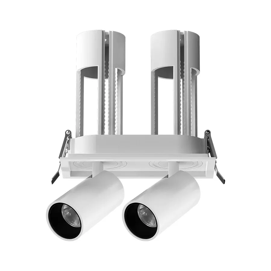 ALT Sway Pullout Cob Downlight White Body Color 7 W x 2 Warm White Light Color, ALT1067A