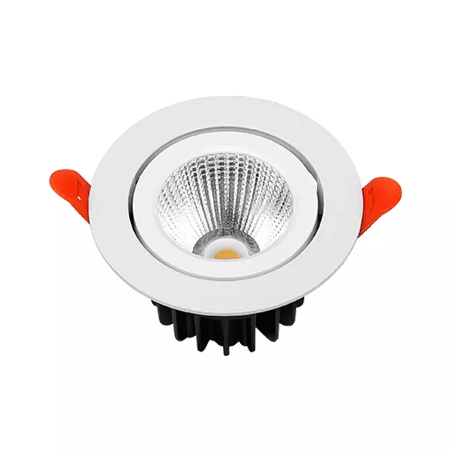 ALT Lumos Cob Tiltable Downlight White Body Color 12 W Warm White Light Color, ALT0217