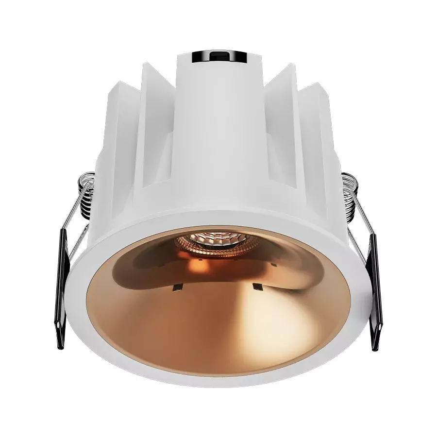 ALT Gloster Cob Downlight White Body Color 30 W Warm White Light Color & Rose Gold Reflector Color, ALT0841